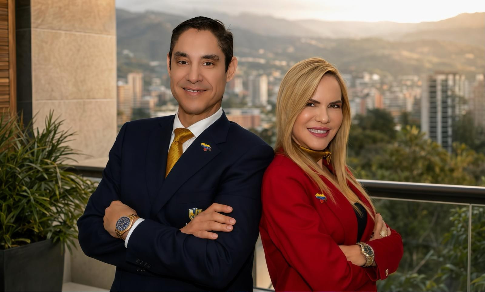 Manny Díaz y Rosy Rodríguez, fundadores de WPA, en Caracas