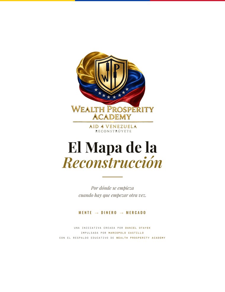 Portada de El Mapa de la Reconstrucci&oacute;n